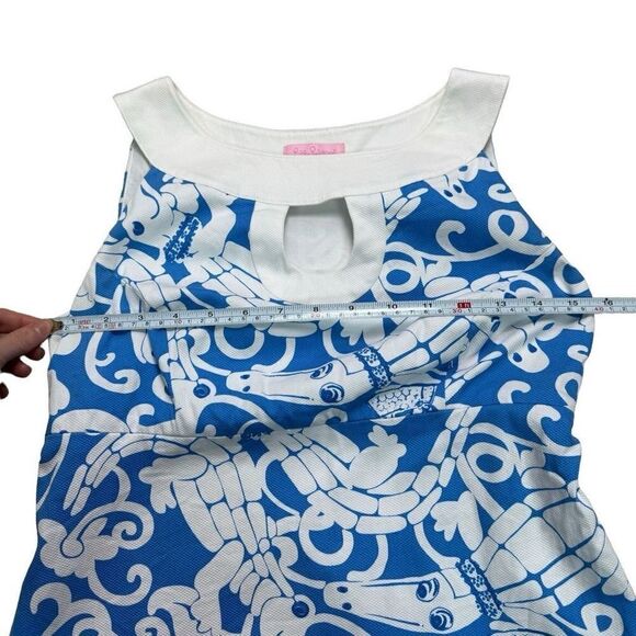 Lilly Pulitzer Gabby Gator Shift Dress Women’s‎ Size 0 - Picture 5 of 9